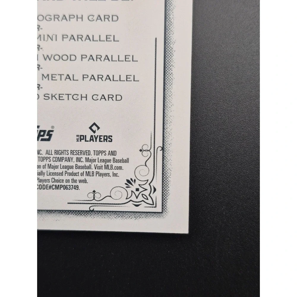 2023 Topps Allen & Ginter Rhys Hoskins #RC-RH Rip Card UNRIPPED /199 Phillies‎